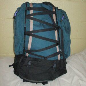 X-Large KELTY Travel Backpack Duffle Bag Excellent Condition Turquoise & Black